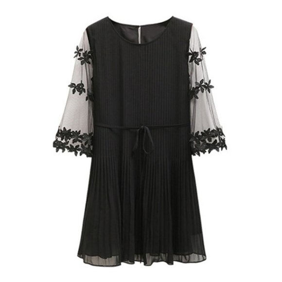 Summer Short Sleeve Slim Dress - Picture 2 of 4